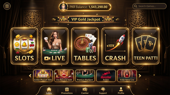 Main screen of pkr slots casino page for PK players - 4